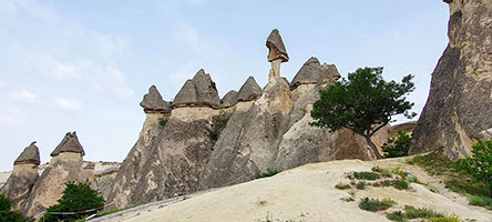Camini delle fate nella valle di Paşa Bağı