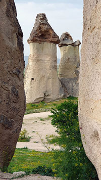 Camini delle fate nella valle di Paşa Bağı