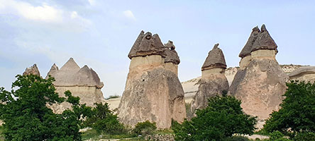 Camini delle fate nella valle di Paşa Bağı