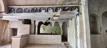 Refettorio del monastero di Aziz Nikolas a Mustafapaşa