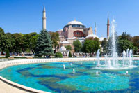 Turchia - Istanbul - Moschea di Santa Sofia nell'agosto 2018