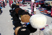 Asghabat - Il mercato dei cappelli