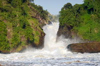 Le cascate Murchinson del Nilo Vittoria (Nilo Bianco) da sotto