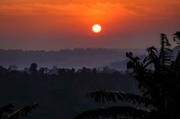 Tramonto a Kasese
