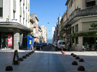 Una via della ciudad vieja di Montevideo