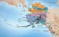 Cartina dell'Alaska