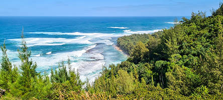 La costa Na Pali nel nord di Kauai
