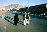 Una strada cittadina di Sana'a