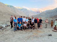 Trekkers,climbers and Nanga Parbat