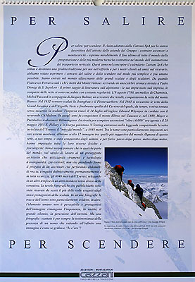 Calendario Cazzani 2009 - introduzione