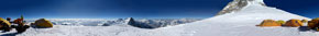 Panorama a 360° dalla spalla del K2 a 7950 m