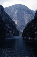 Gole del lago di Fierzë