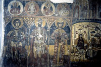 Affreschi nella chiesa di Ristos