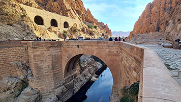 Ponte romano di El Kantara vicino a Biskra