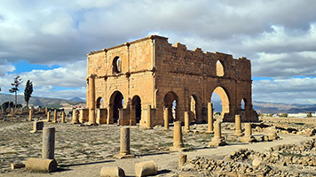 La città romana di Tazoult (o Lambèse) in provincia di Batna
