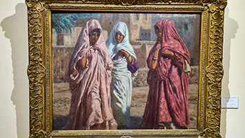 Dipinto di Étienne Dinet al museo nazionale di Belle Arti di Algeri