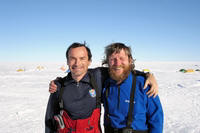 Io e Victor Boyarsky a Patriot Hills