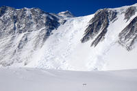 Il monte Vinson dal campo base