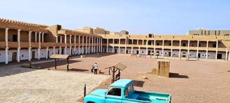 L'interno del palazzo/guarnigione di Al-Qishlah a Ha'il