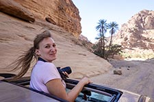 In 4x4 lungo il Wadi Disah
