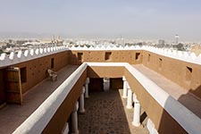 L'interno del forte A'arif di Ha'il dall'alto