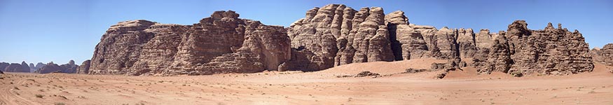 Panoramica sul Jibal Hisma