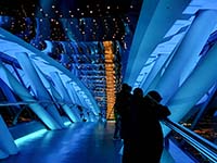 Sulla passerella della Torre del Regno