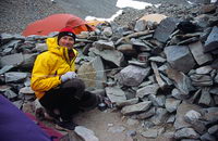 Giuseppe al campo 1 - 5015 m