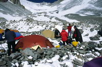 Il campo 1 - 5015 m