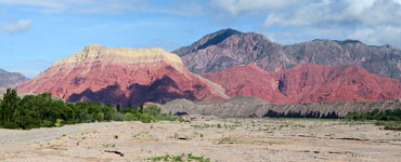 Panoramica nella Quebrada di Humahuaca