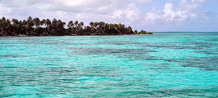 Il mare dell'Half Moon Caye