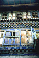 Jakar, palazzo di Wangdichholing, il cortile