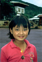 Bambina a Wangdue
