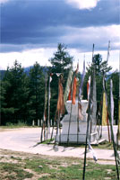 Da Trongsa a Bhumthang, bandiere di preghiera