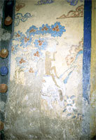I 4 amici, affresco a Tamshing Goemba