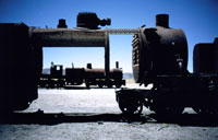 Il cimitero dei treni di Uyuni