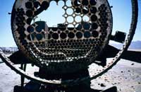 Locomotiva sventrata nel cimitero dei treni di Uyuni