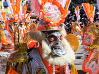 Maschera per la festa Virgen del Carmen