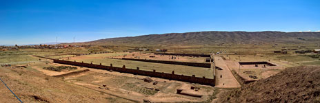 Il complesso del tempio di Tiwanaku