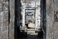 Prospettiva di corridoi al Preah Vihear