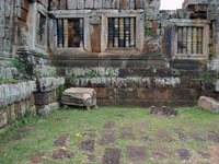 All'interno del Phnom Chisor
