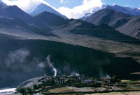 Una tipica masseria tibetana