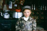 Bambino a Tingri