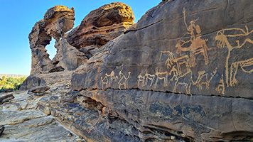 Graffiti rupestri a Kouroudi