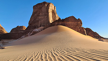 Duna nel tassili di Kouroudi nel Bourkou