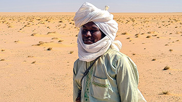 Cammelliere nel Barh El Gazal