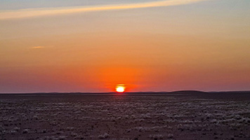Tramonto enll'Erg Djourab