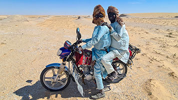 In moto a Kouba Olanga