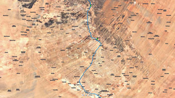 Pista da Yi Yarra (sud Emi Koussi) a Faya Largeau attraverso il Boukou