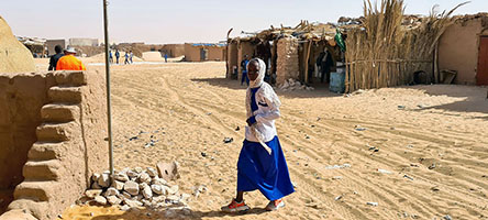 La via principale di Ounianga Kebir